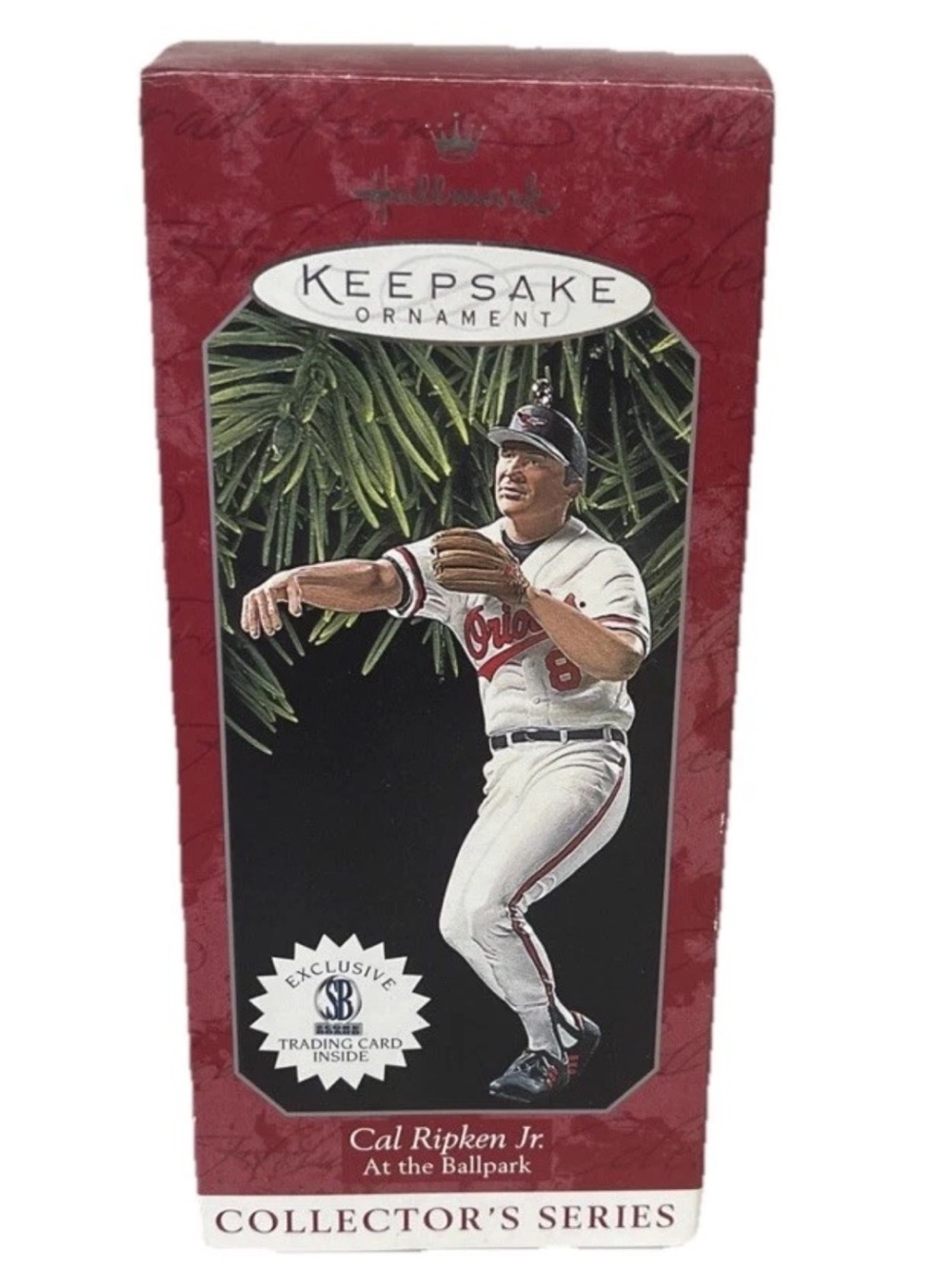 Hallmark Carl Ripken Jr. At the Ballpark Keepsake Ornament 1998 MLB Orioles NIB